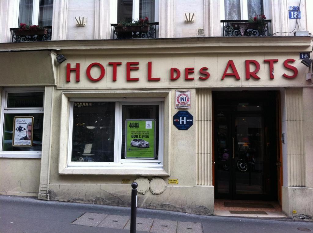 Hotel Des Arts Parijs Buitenkant foto